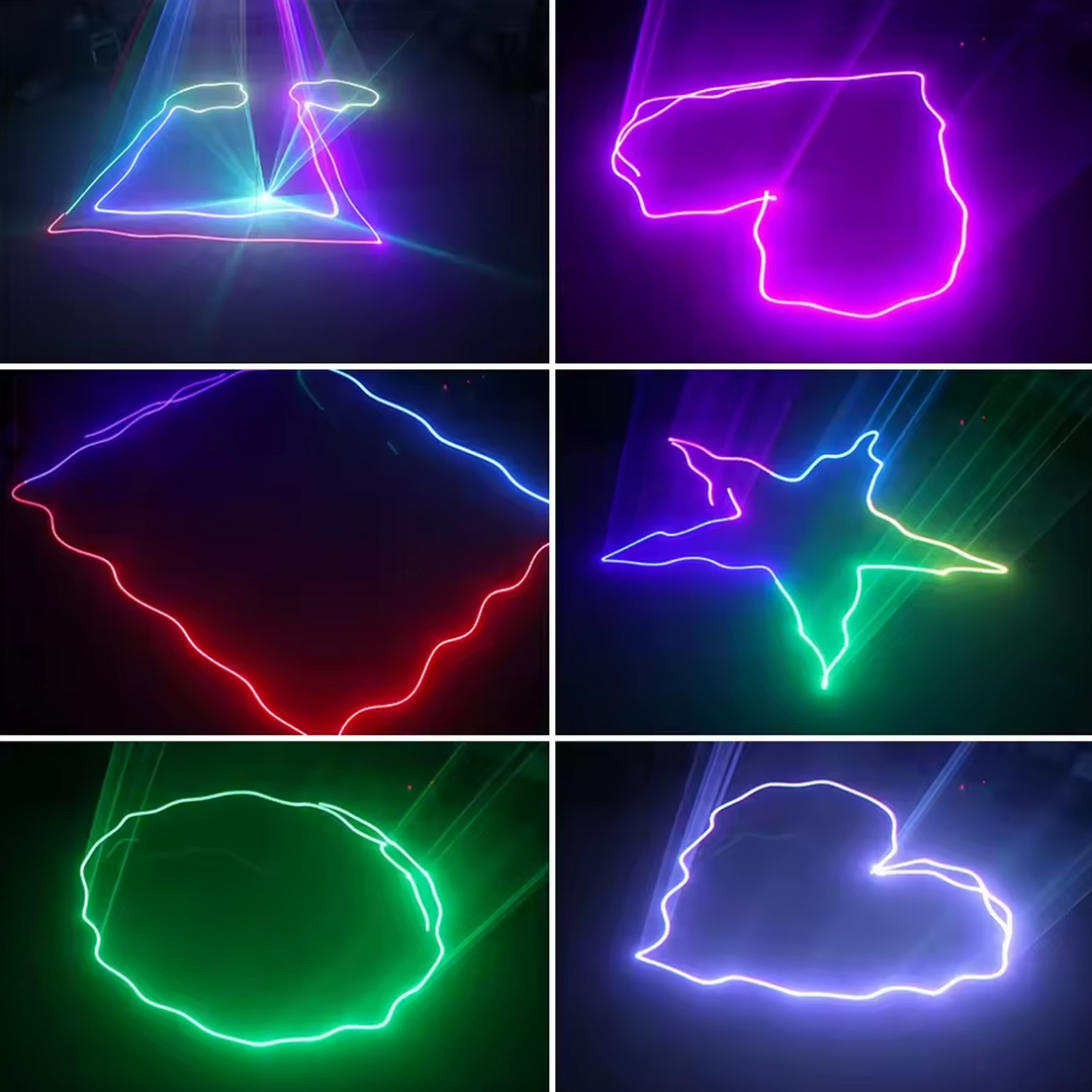 Light4Me Laser RGB Géométrique 350mW