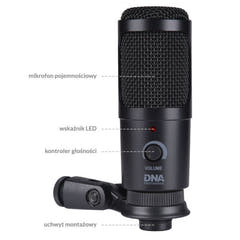 DNA - microphones USB avec bras articulé et filtre anti-pop