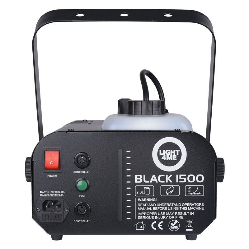 LIGHT4ME BLACK 1500 tågerøgmaskine