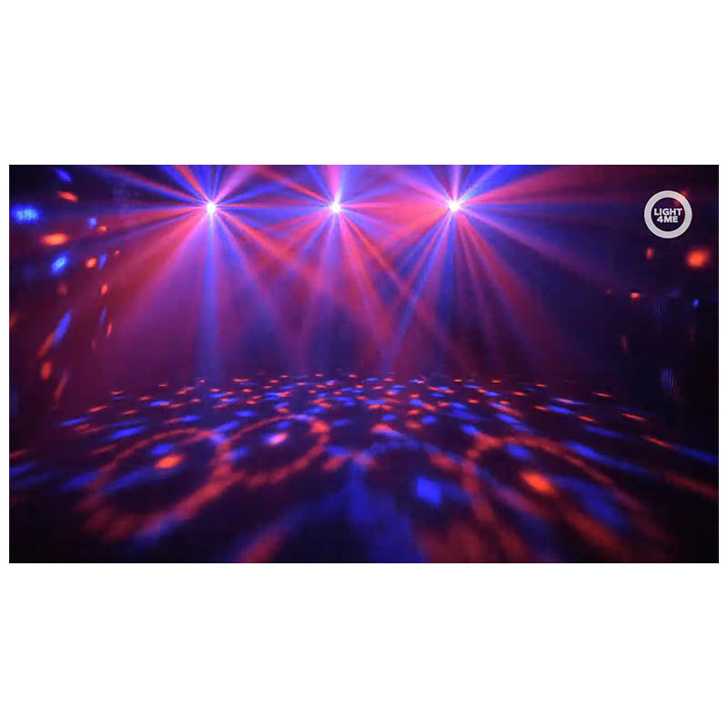 LIGHT4ME T-BAR LED PAR BLOMSTERKUGLE LASER UV STROBE éclairage de discothèque multieffet