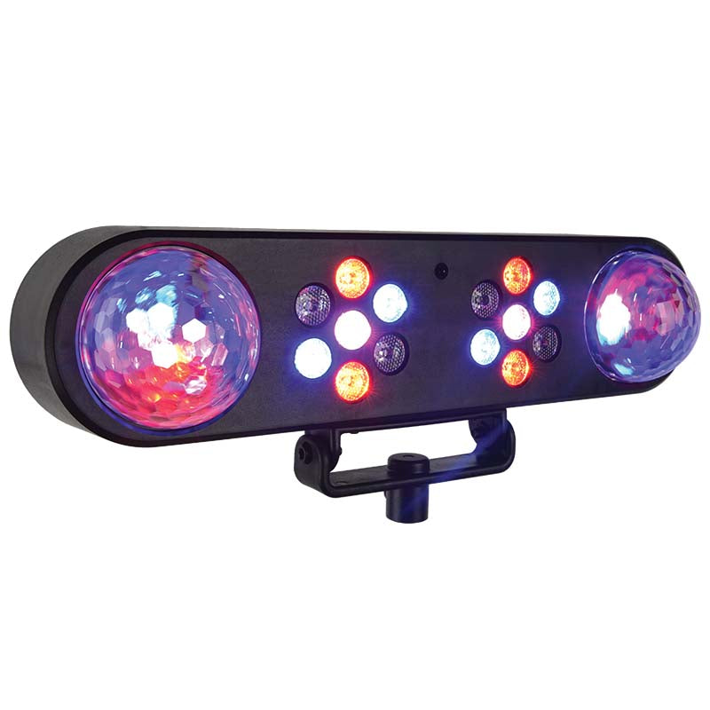 LIGHT4ME MAGIC BAR effet boule à facettes LED PAR + stand + télécommande