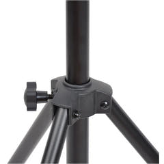 Pied d’éclairage avec perche 120-265 cm (10 kg)