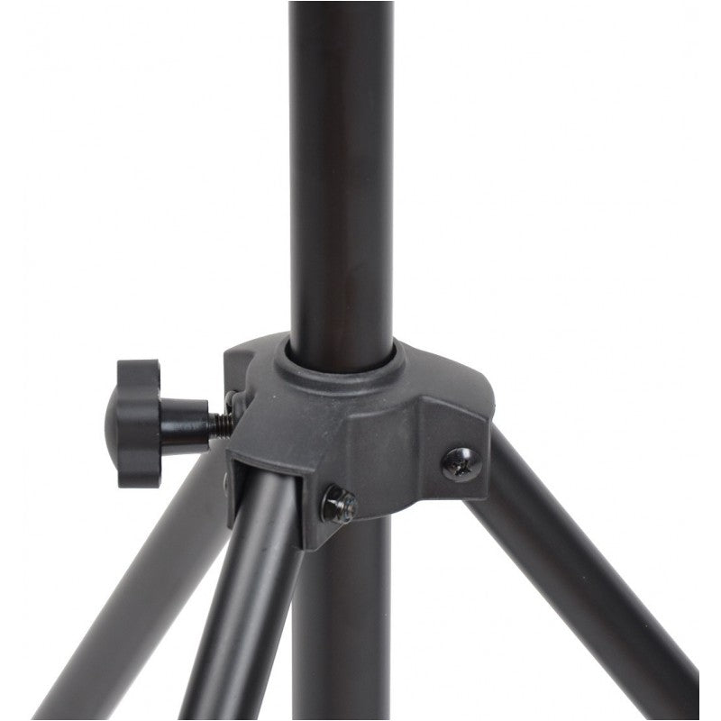 Pied d’éclairage avec perche 120-265 cm (10 kg)