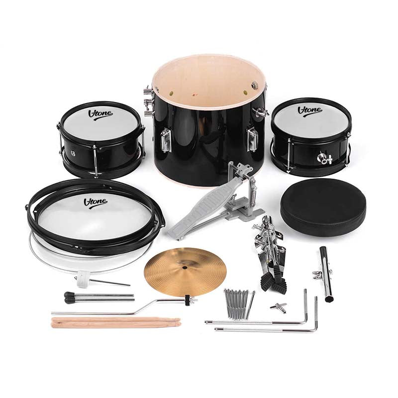 V-TONE VD Junior BK set de batterie pour enfants – set de batterie acoustique pour enfants