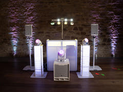 OMNITRONIC BPS-3 Stand pour enceinte blanc