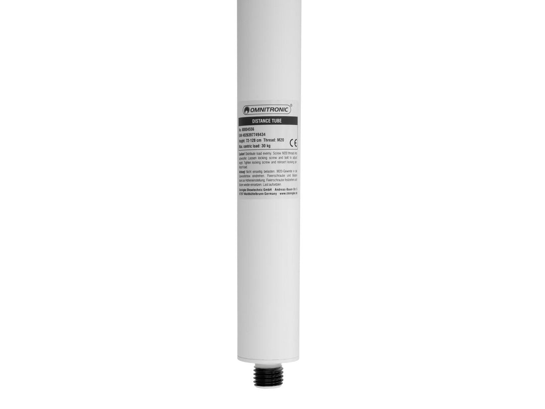 OMNITRONIC Caisson de basses/satellite Distance Tube blanc