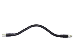 OMNITRONIC col de cygne noir XLR/XLR, 47cm
