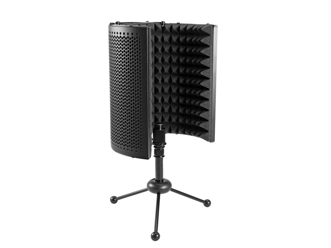 Système d’absorbeur pour microphone de bureau OMNITRONIC AS-04, pliable avec trépied