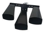 Latin Percussion Cow Bell Giovanni Melody Bells - Low-Melody Black (LP570LTB)