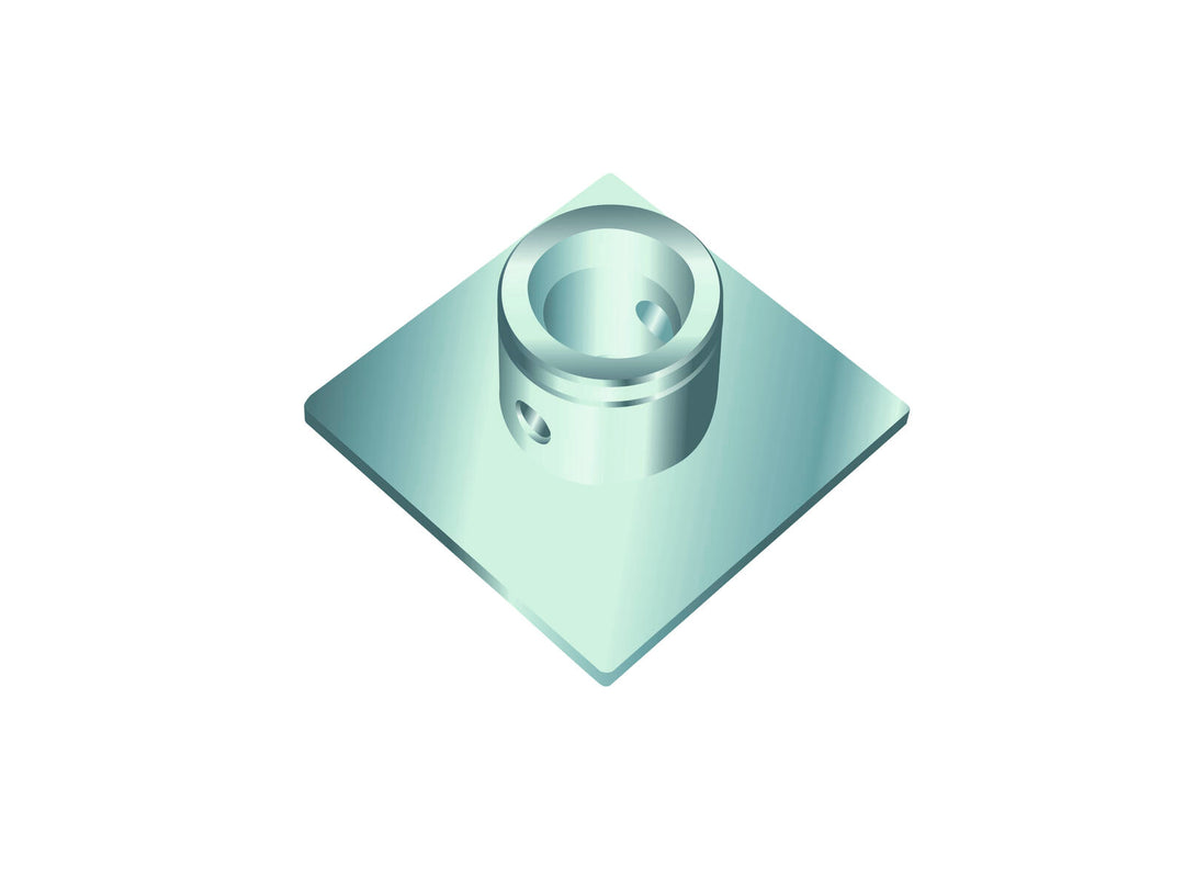 ALUTRUSS SINGLELOCK Plaque de base SBP (carrée)