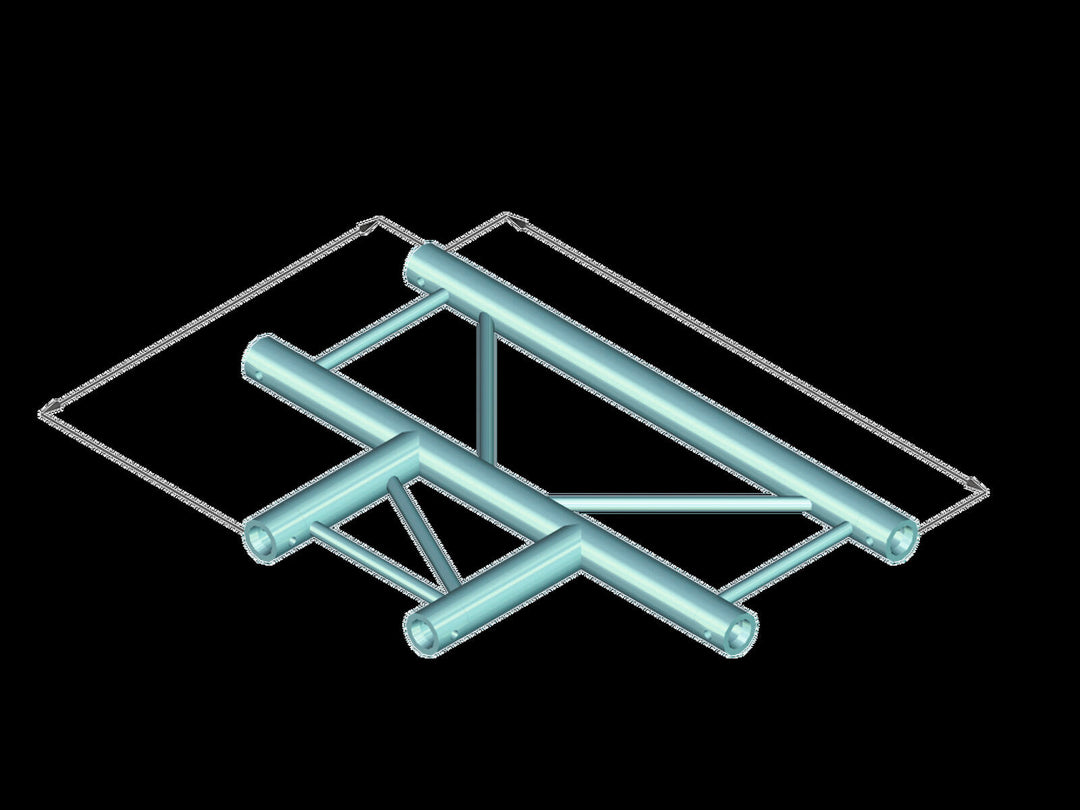 ALUTRUSS BILOCK BQ2-PAT35H Pièce en T à 3 voies 90°