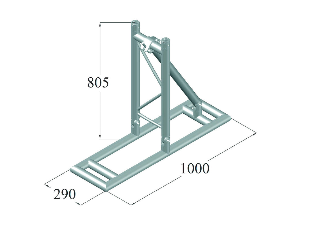 ALUTRUSS BILOCK BQ2-T-3 Pied