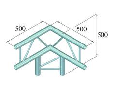 ALUTRUSS BILOCK BQ2-SPAL31V Angle 3 voies 90° bk