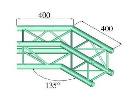 Alutruss DECOLOCK DQ4-PAC23 Angle 2 voies (135°)