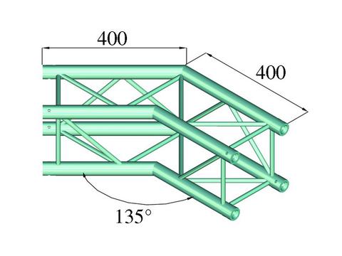 Alutruss DECOLOCK DQ4-PAC23 Angle 2 voies (135°)