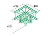 Alutruss DECOLOCK DQ4-PAL30 Angle 3 voies (90°)