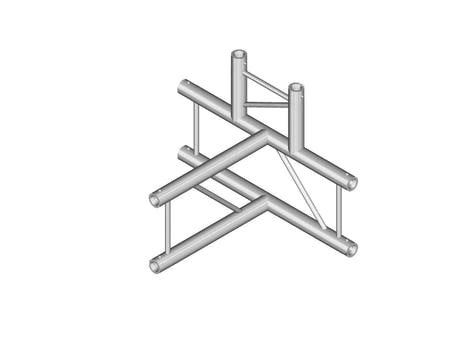 ALUTRUSS BILOCK E-GL22 T42-V angle à 4 voies 90°
