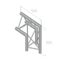ALUTRUSS TRILOCK E-GL33 C-24 2-way Corner 90° /\
