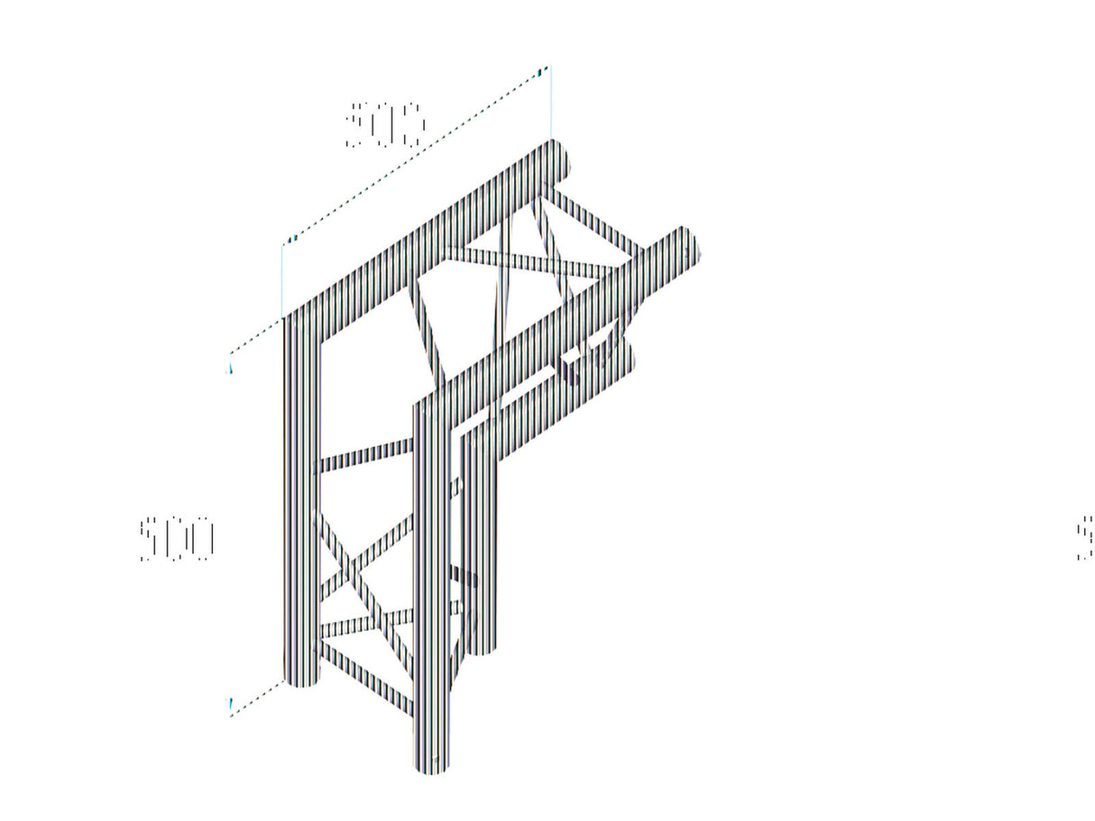ALUTRUSS TRILOCK E-GL33 C-25 2-way Corner 90° \/