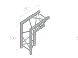 ALUTRUSS TRILOCK E-GL33 C-25 2-way Corner 90° \/
