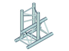 Pièce en T ALUTRUSS TRILOCK E-GL33 T-35 à 3 voies