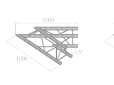 ALUTRUSS TRILOCK 6082AC-19 2-way Corner 45°