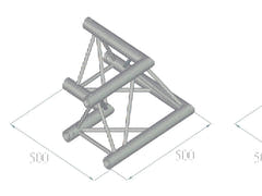 ALUTRUSS TRILOCK 6082AC-21 Angle 2 voies 90°
