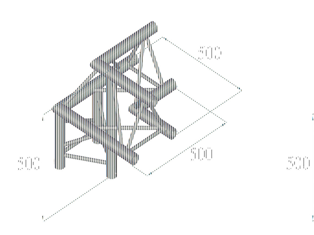 Coin à 3 voies ALUTRUSS TRILOCK 6082AL-31 /\ droit