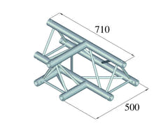 ALUTRUSS TRILOCK 6082AT-36 Pièce en T 3 voies