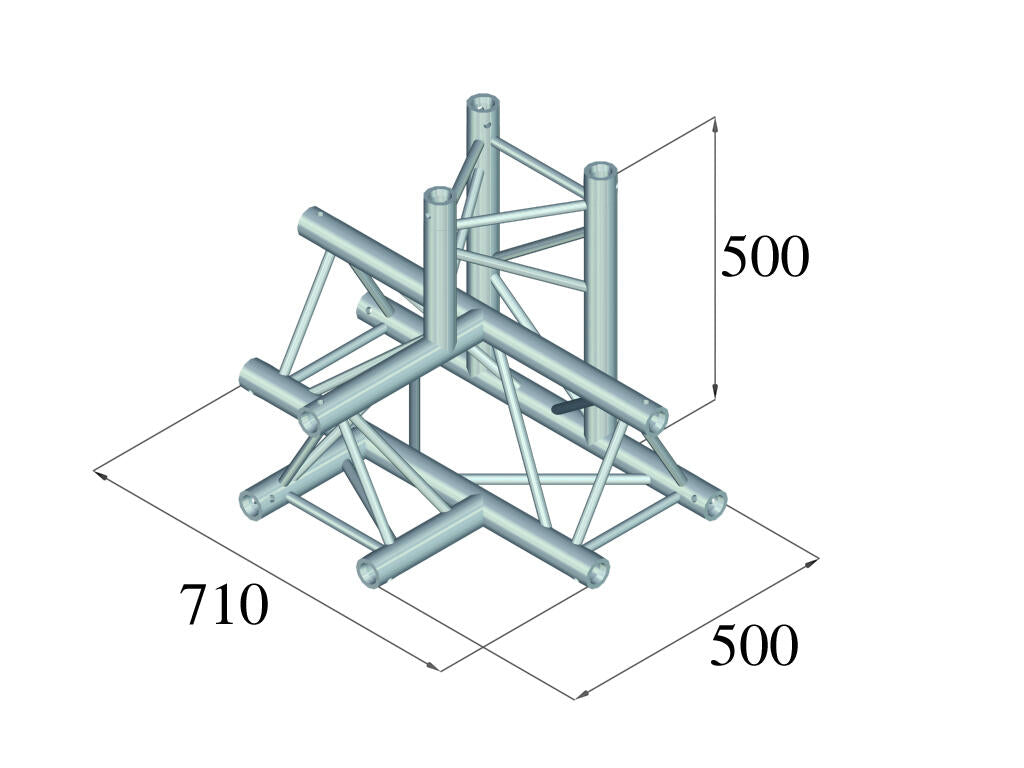 ALUTRUSS TRILOCK 6082AT-42 Pièce à 4 voies \/