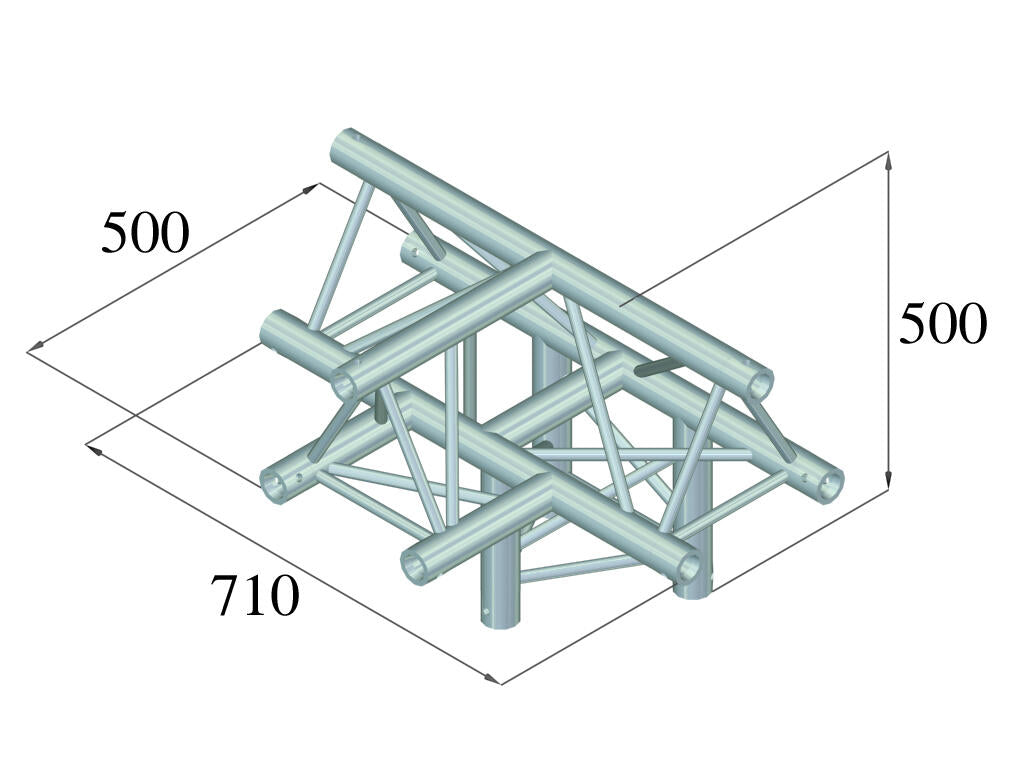 ALUTRUSS TRILOCK 6082AT-43 Pièce à 4 voies /\