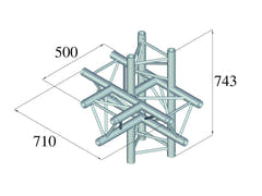 ALUTRUSS TRILOCK 6082AT-51 Pièce à 5 voies \/