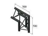 ALUTRUSS TRILOCK S-PAC 24 angle 2 voies 90°/\ Black