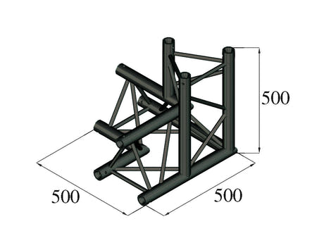 ALUTRUSS TRILOCK S-PAL-34 angle à 3 voies \/ gauche