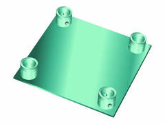 Alutruss QUADLOCK Plaque de terminaison QQGP