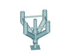 ALUTRUSS QUADLOCK Pied de nivellement Pedestral QNF-300
