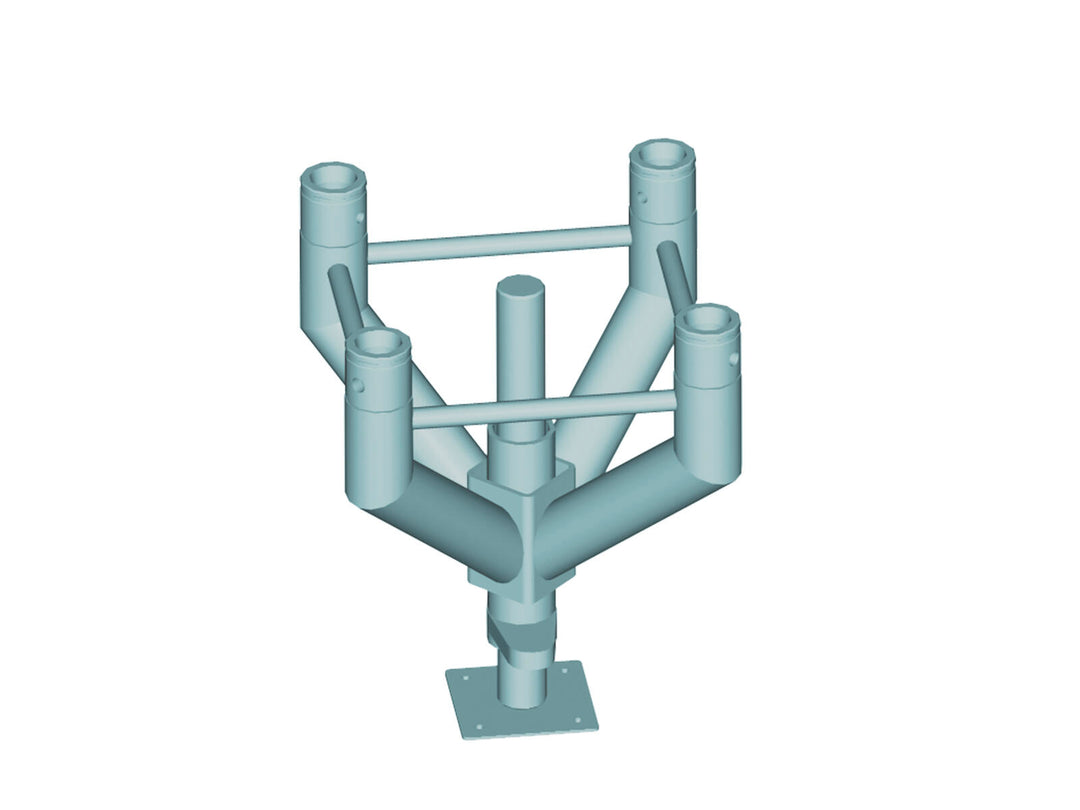 ALUTRUSS QUADLOCK Pied de nivellement Pedestral QNF-300