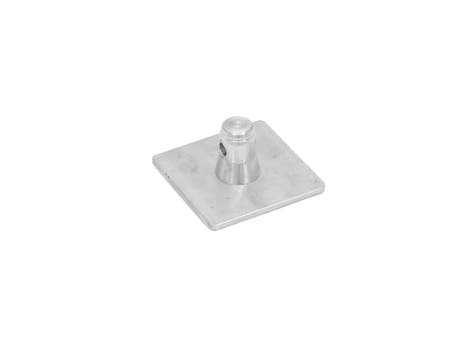 ALUTRUSS SINGLELOCK Plaque de base M-10 (carrée) MÂLE