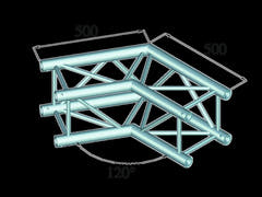 ALUTRUSS QUADLOCK S6082C-22 angle à 2 voies 120°