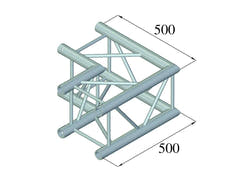 Alutruss QUADLOCK 6082C-21 Coin 2 voies (90°)