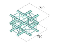 Alutruss QUADLOCK 6082C-41 Pièce croisée 4 voies