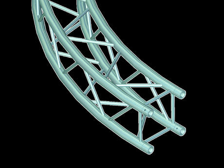 Élément ALUTRUSS QUADLOCK 6082 pour cercle 2m in.90°