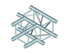 ALUTRUSS QUADLOCK QL-ET34 T-35 Pièce en T à 3 voies