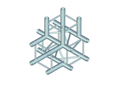ALUTRUSS QUADLOCK QL-ET34 T-42 Pièce en T à 4 voies