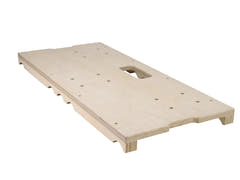 Plateau de transport pour structure ALUTRUSS TRIO pour 3 roues