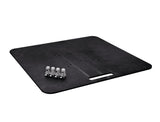ALUTRUSS Base Plate 80x80 Noir, 28,60kg.