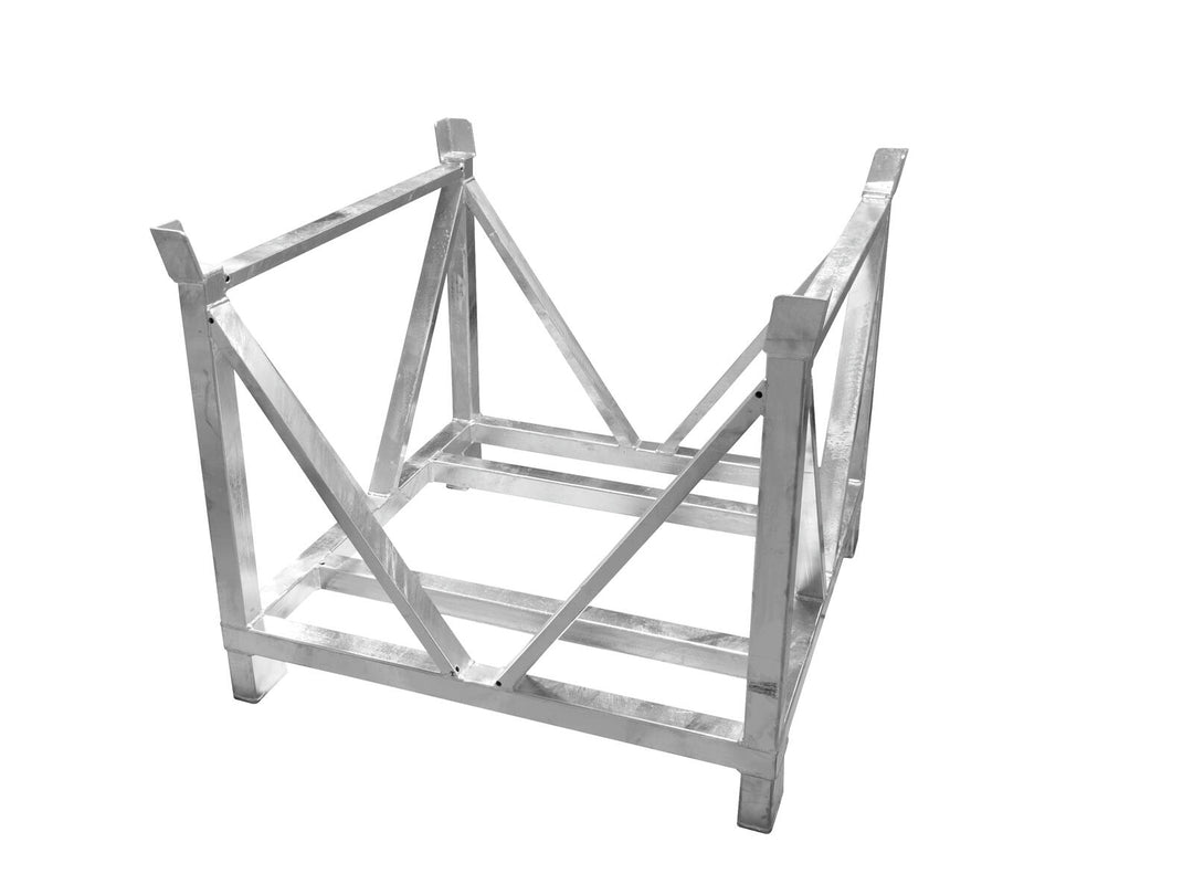 ALUTRUSS chariot pour plaques de base en acier carrées 80x80