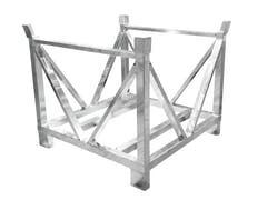 ALUTRUSS chariot pour plaques de base en acier carrées 80x80