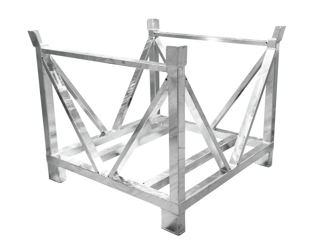 ALUTRUSS chariot pour plaques de base en acier carrées 80x80