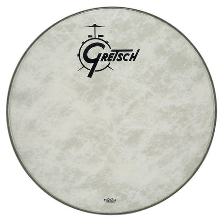 Gretsch Fiberskyn peau de résonance 24" pour grosse caisse, logo au centre